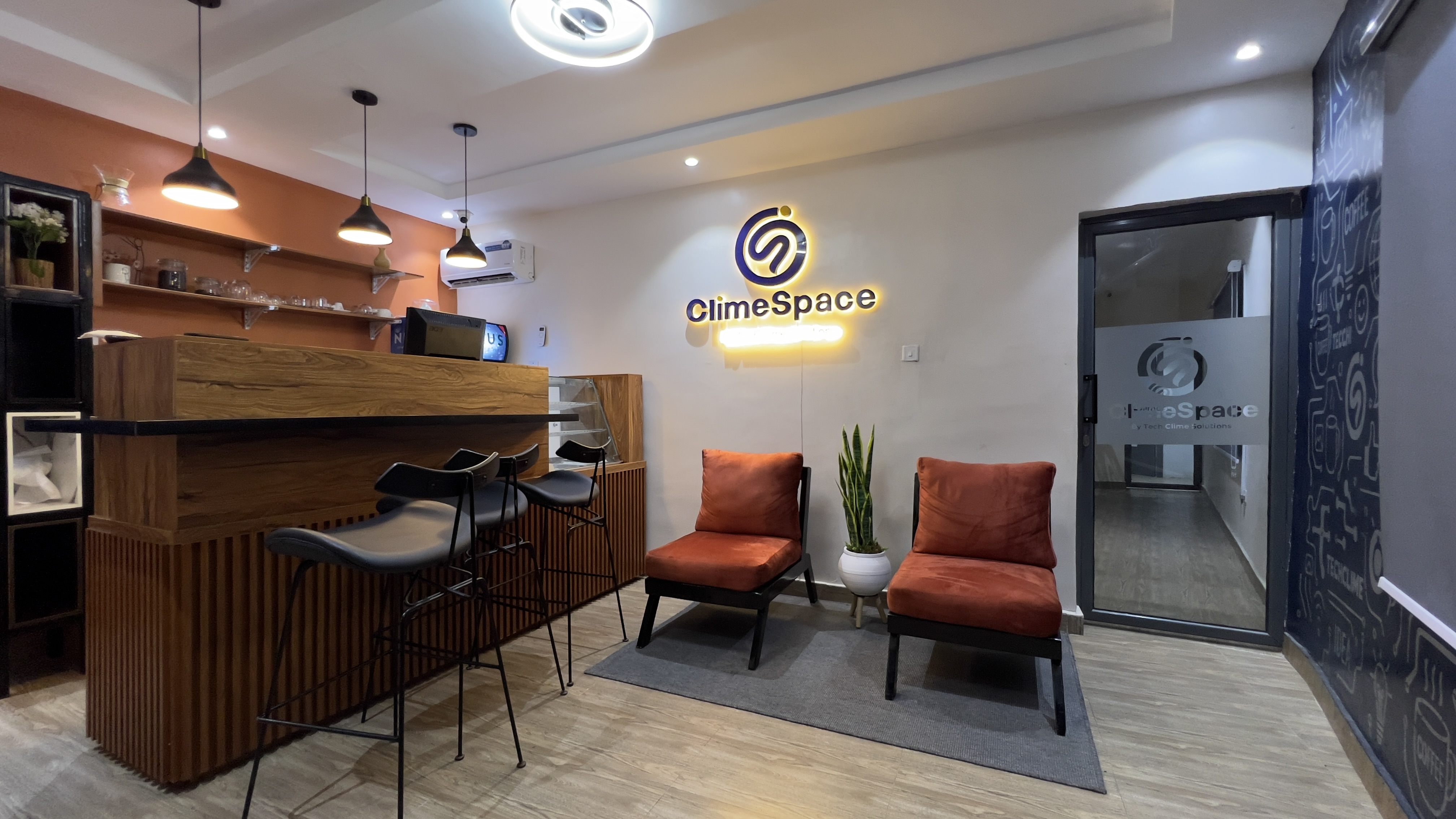 Modern tech coworking space